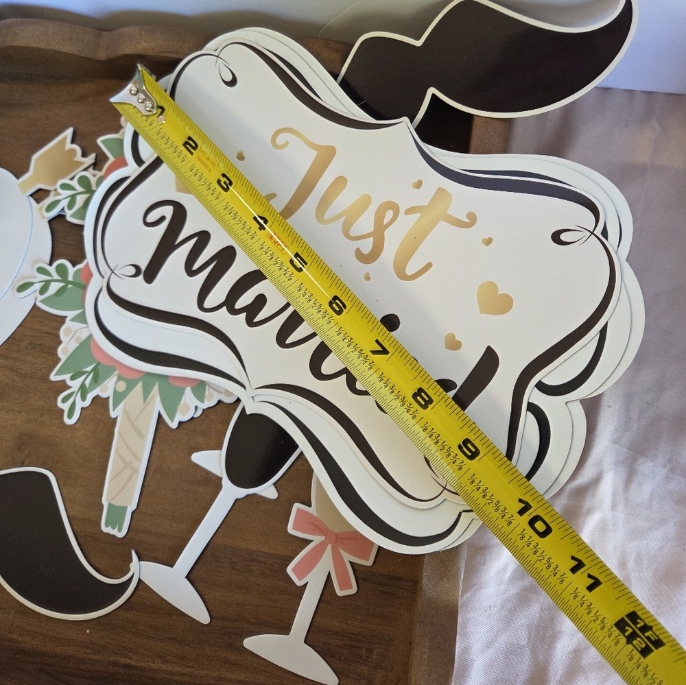Just Married Car Magnets Bundle Of 12 - Picture 7 of 7